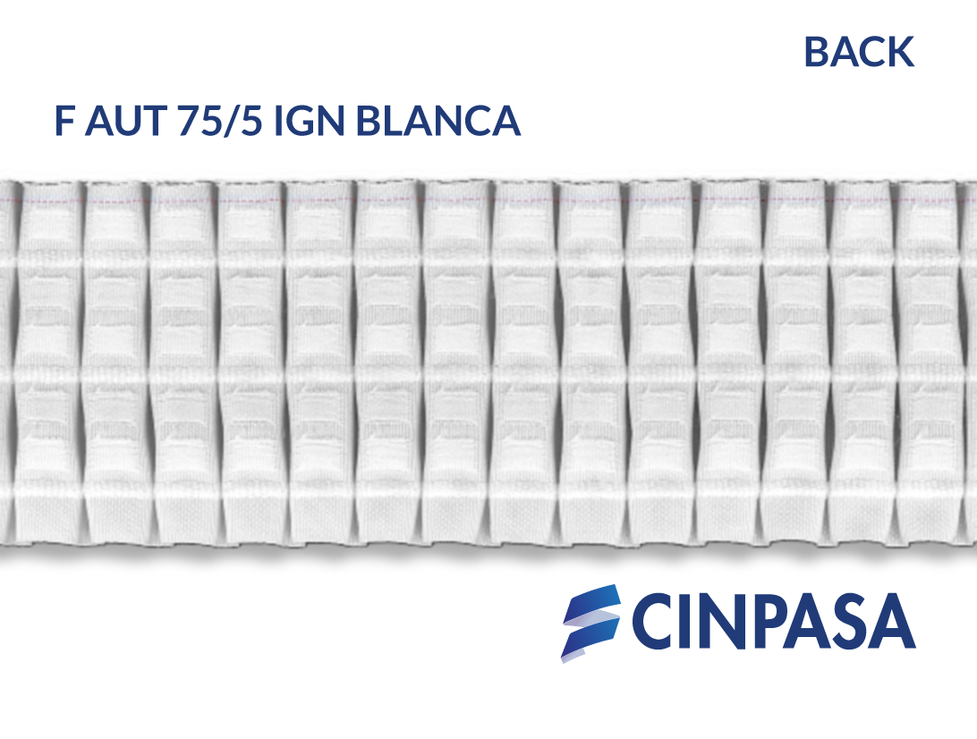  Cinta fruncidora automática ignífuga 